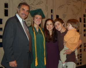 The Smith family at Jessie's graduation