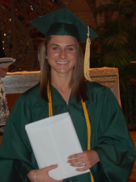Jessie's high school graduation at Seton La Salle, class of 2008