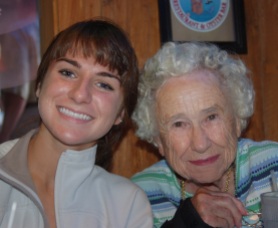 Jessie with grandmother, Coletta Ansberry